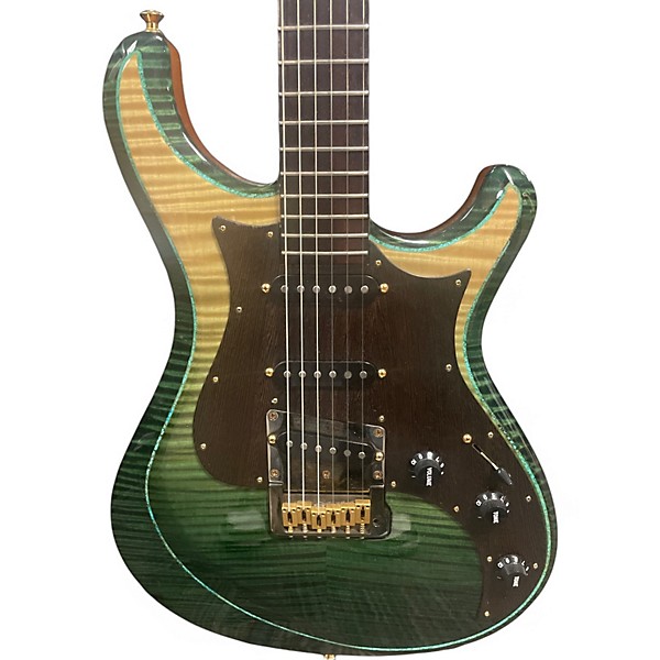 Used 2015 Knaggs Severn Tier 1 FADED GREEN Solid Body Electric Guitar