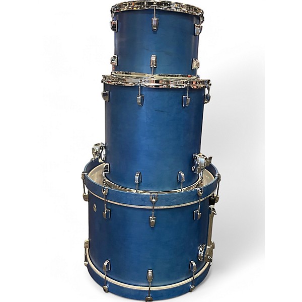 Used Ludwig 3 Piece Neusonic Royal Blue Drum Kit