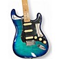 Used Fender Player Plus Stratocaster Ocean Blue Burst Solid Body Electric Guitar