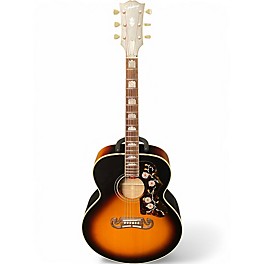 Used Epiphone SJ-200 Sunburst Acoustic Electric Guitar