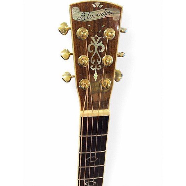 Used Blue Ridge BR-70 Natural Acoustic Electric Guitar