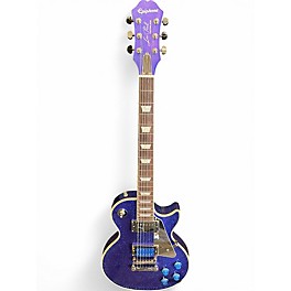 Used Epiphone Tommy Thayer Les Paul Standard Sparkle blue Solid Body Electric Guitar