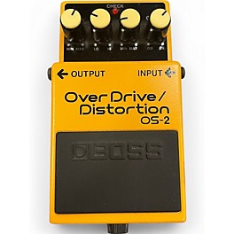 Used BOSS OS2 Overdrive Distortion Effect Pedal
