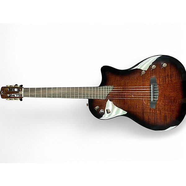 Used Cordoba Stage brown burst Classical Acoustic Electric Guitar,New Products : American Fashion Style Bags On Sale