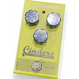 Used TC Electronic Cinders Overdrive Effect Pedal