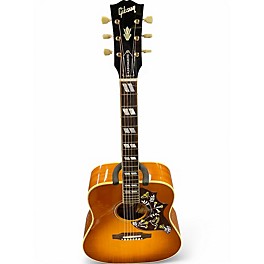 Used Gibson Hummingbird Cherry Sunburst Acoustic Electric Guitar