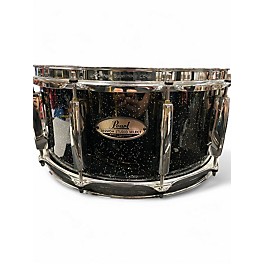 Used Pearl 6.5in Session studio select Black halo glitter Drum