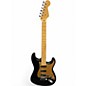 Used Fender American Deluxe Stratocaster Black Solid Body Electric Guitar thumbnail