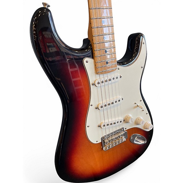 Used Fender Player Stratocaster 3 Color Sunburst Solid Body Electric Guitar