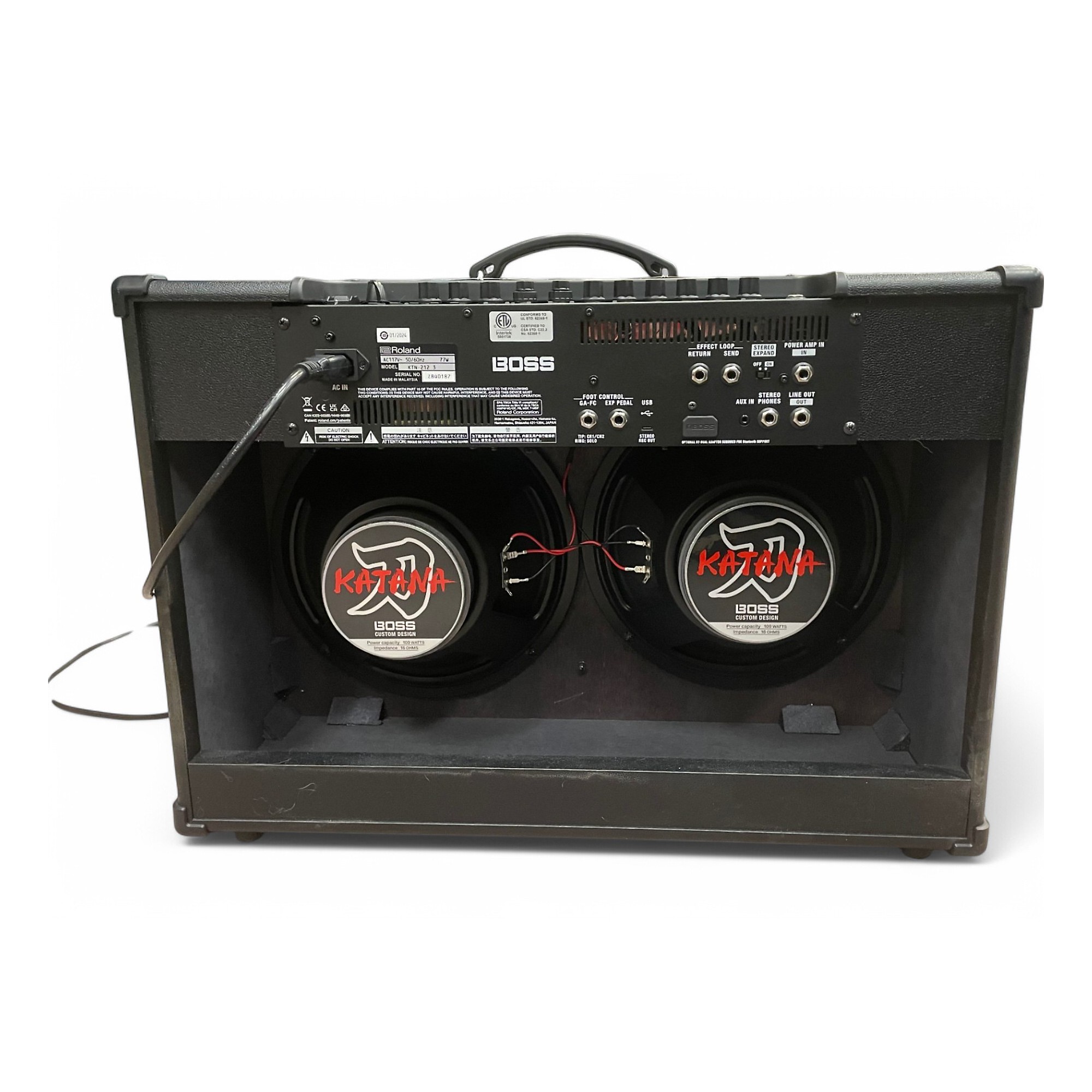 Used BOSS Used 2024 BOSS Katana 100 100W 2X12 Guitar Combo Used BOSS Used 2024 BOSS Katana 100 100W 2X12 Guitar Combo