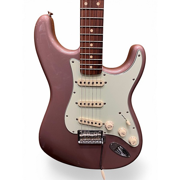 Used Fender Vintera 60s Stratocaster Modified Burgundy Mist Solid Body Electric Guitar
