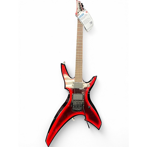 Used Ibanez XF350 Falchion Black Red Burst Solid Body Electric Guitar