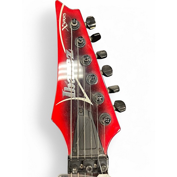 Used Ibanez XF350 Falchion Black Red Burst Solid Body Electric Guitar