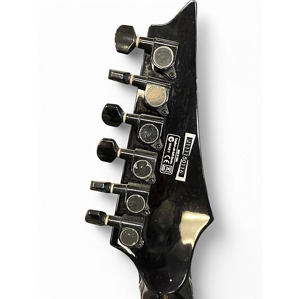 Used Ibanez XF350 Falchion Black Red Burst Solid Body Electric Guitar