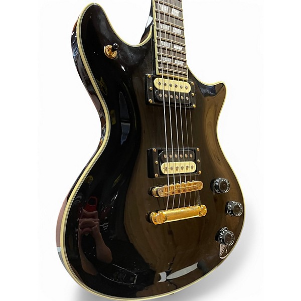 Used Schecter Guitar Research Blackjack Custom Black Solid Body Electric Guitar