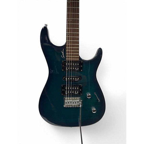 Used Godin FREEWAY CLASSIC BLUE FLAME Solid Body Electric Guitar