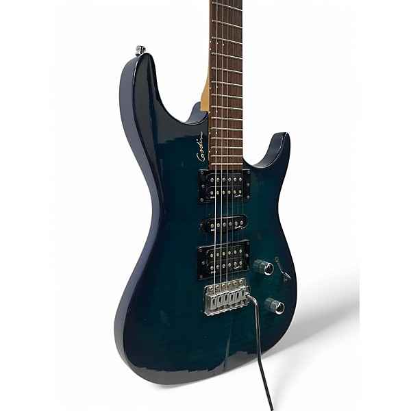 Used Godin FREEWAY CLASSIC BLUE FLAME Solid Body Electric Guitar