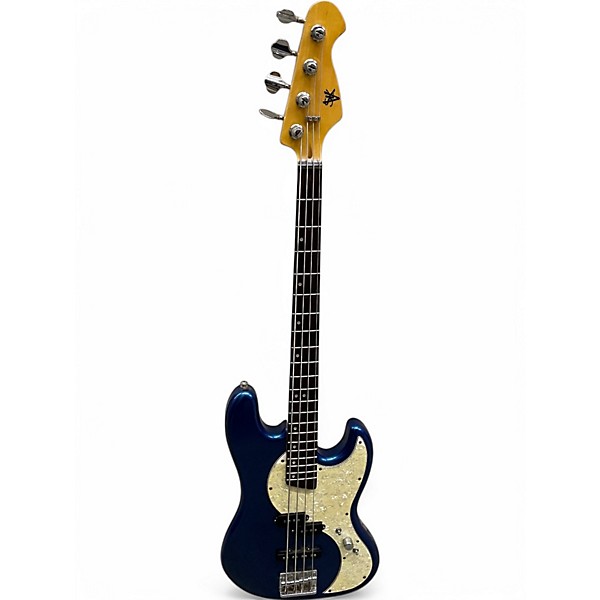 Used SVK PJ ELECTRIC BASS BLUE Electric Bass Guitar