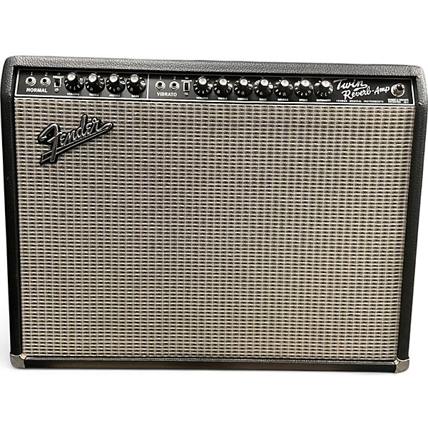 Used Fender Vintage Reissue 1965 Twin Reverb Tube Guitar Combo Amp