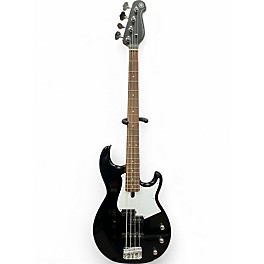 Used Yamaha broad bass Black and White Electric Bass Guitar
