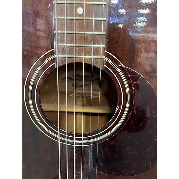 Used Fender NEWPOTER Mahogany Acoustic Guitar