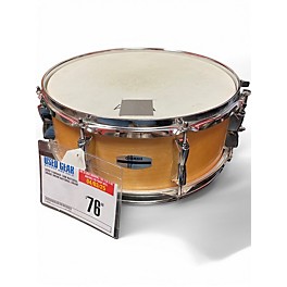 Used Yamaha 14in Natural Snare Drum Natural Drum