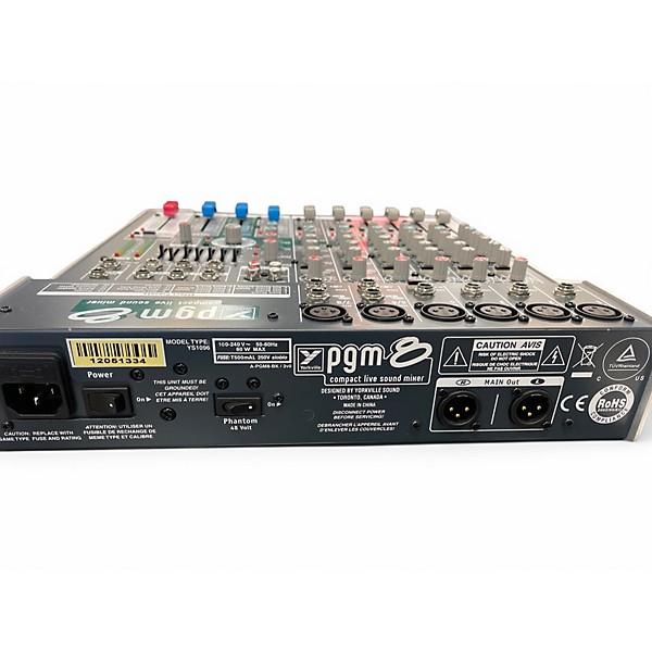 Used Yorkville PGM8 Unpowered Mixer