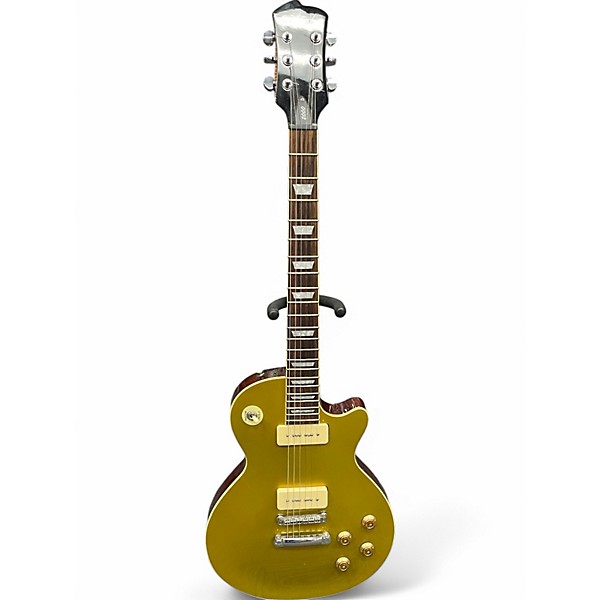 Used Agile 2000 Gold Top Solid Body Electric Guitar