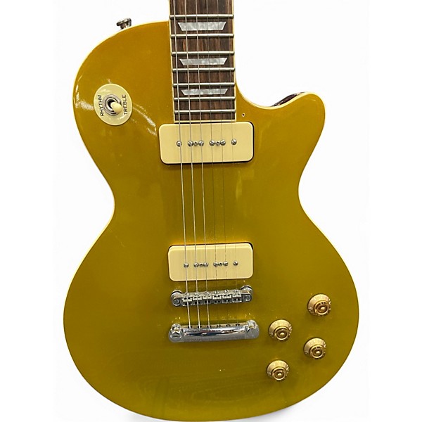 Used Agile 2000 Gold Top Solid Body Electric Guitar