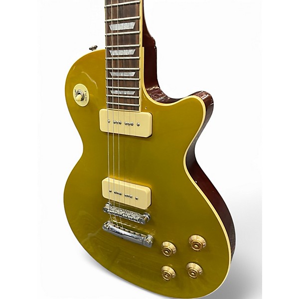 Used Agile 2000 Gold Top Solid Body Electric Guitar