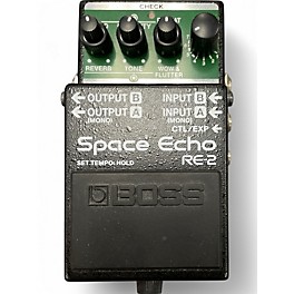 Used BOSS RE2 SPACE ECHO Effect Pedal