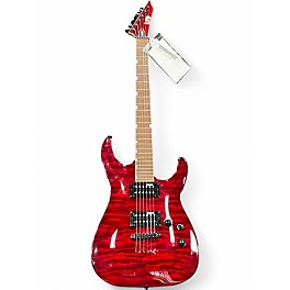 Used ESP LTD MH200 Red Solid Body Electric Guitar
