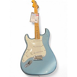 Used Fender Player Stratocaster Left Handed Pelham Blue Solid Body Electric Guitar