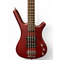 Used Warwick Corvette Double Buck 4 String Red Electric Bass Guitar