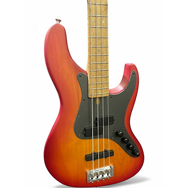 Used 2022 Brubaker JXB-USA-4 Sunurst Electric Bass Guitar