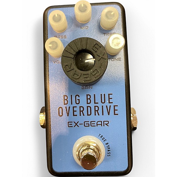 Used Ex-gear Big Blue Overdrive Effect Pedal