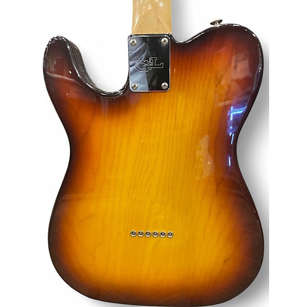 Used G&L ASAT Classic USA 3 Tone Sunburst Solid Body Electric Guitar