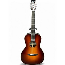 Used Alvarez LT70e Herringbone Sunset Acoustic Electric Guitar