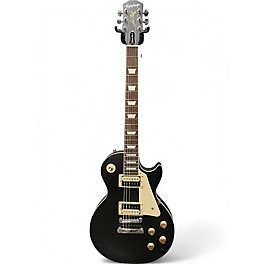 Used Epiphone Les Paul Traditional Pro IV Satin Black Solid Body Electric Guitar
