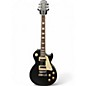 Used Epiphone Les Paul Traditional Pro IV Satin Black Solid Body Electric Guitar thumbnail