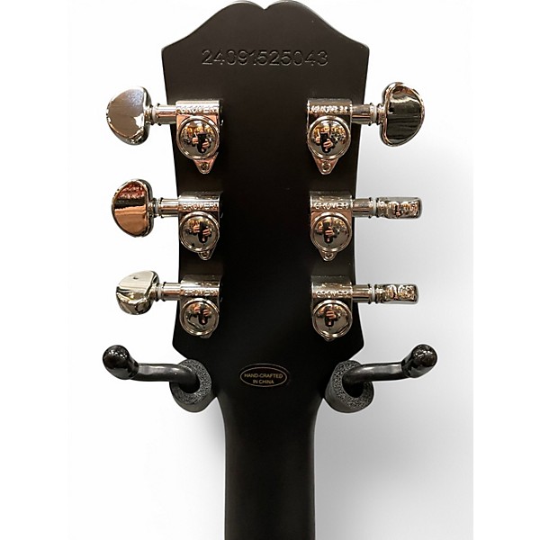 Used Epiphone Les Paul Traditional Pro IV Satin Black Solid Body Electric Guitar