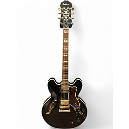 Used Epiphone Sheraton II Ebony Hollow Body Electric Guitar