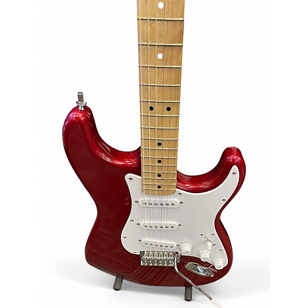 Used Squier SONIC STRAT  RED  Solid Body Electric Guitar
