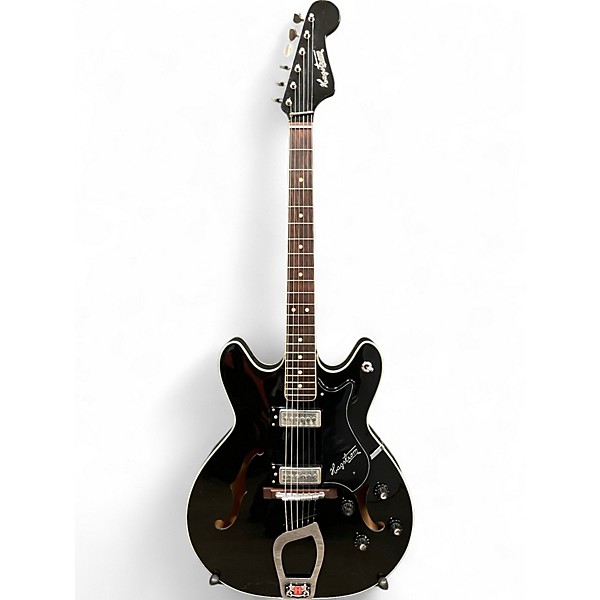 Vintage 1967 Hagstrom VIKING I Black Hollow Body Electric Guitar
