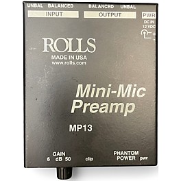 Used Rolls MP13 Microphone Preamp