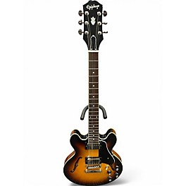 Used Epiphone ES339 Tobacco Burst Hollow Body Electric Guitar