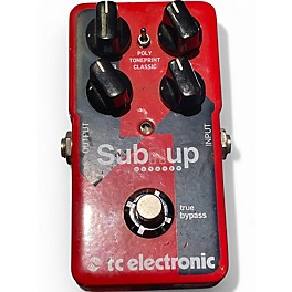 Used TC Electronic Sub N Up Octaver Effect Pedal