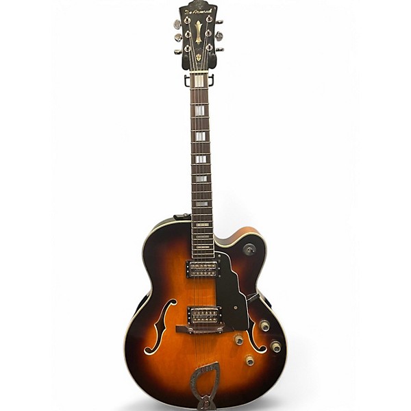 Used DeArmond X155 Vintage Sunburst Hollow Body Electric Guitar,Specials : American Fashion Style Bags On Sale