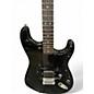 Used Squier Standard Stratocaster Black Solid Body Electric Guitar