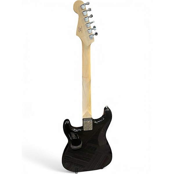 Used Squier Standard Stratocaster Black Solid Body Electric Guitar